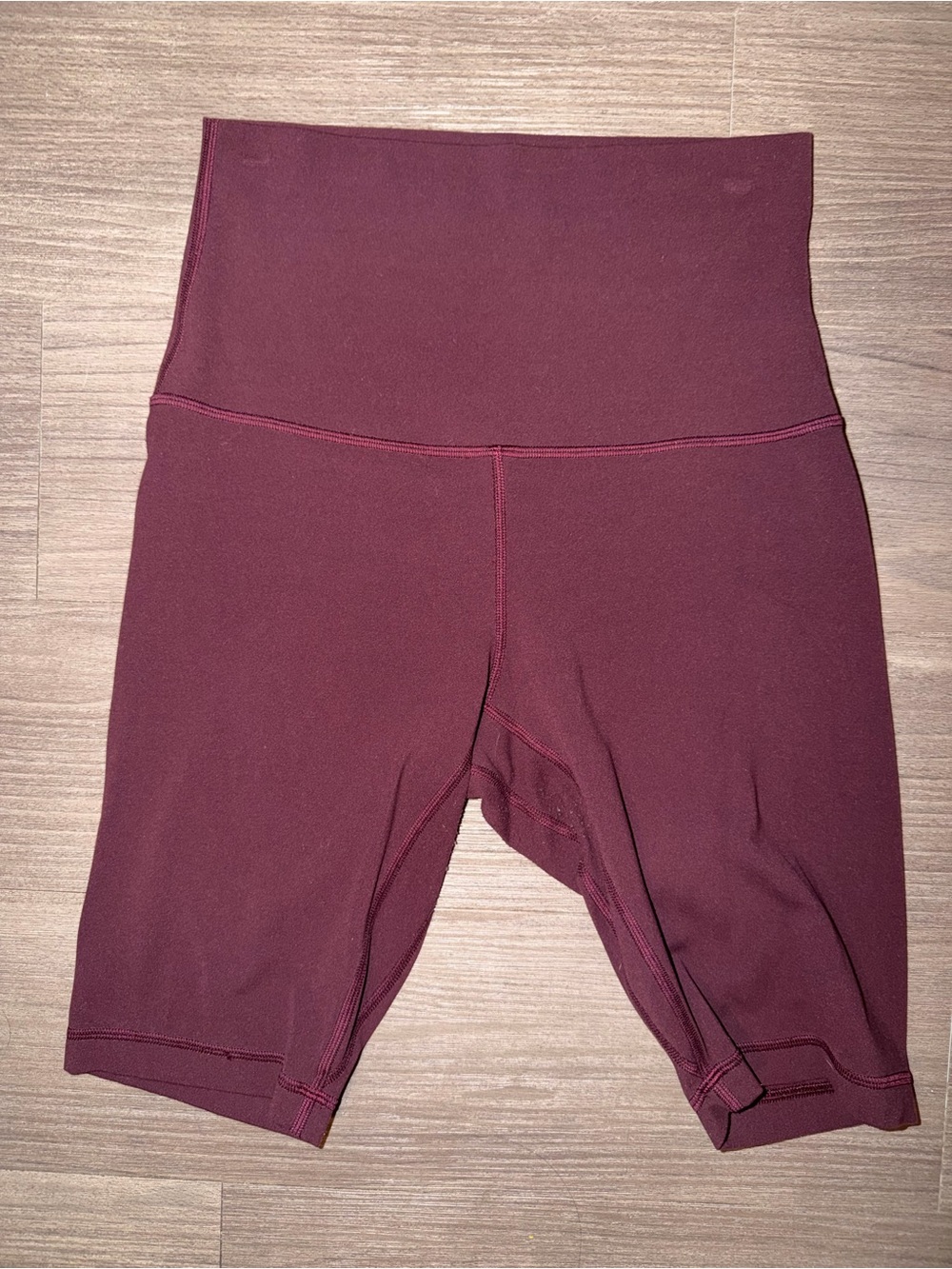 LULULEMON W7BDDS Align Super High Rise Short *10" Garnet